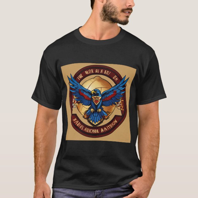 "Sticker Bombed Stil" "Patchwork Personality" T Shirt (Framsida)