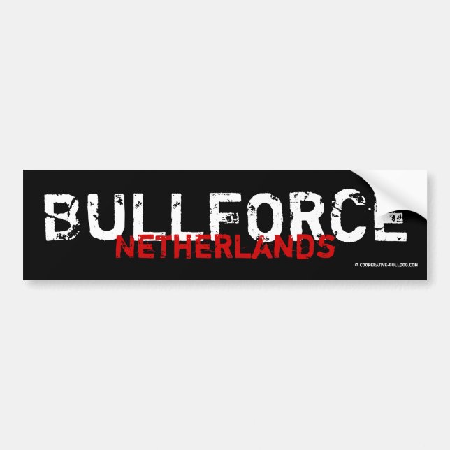 Sticker Bullforce Bildekal (Framsidan)