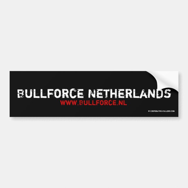 Sticker Bullforce Bildekal (Framsidan)