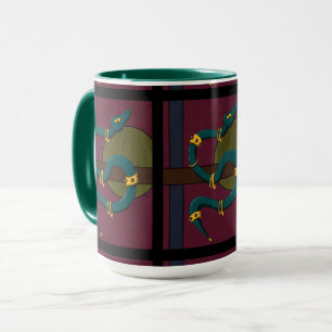 Sticker Carré Snake Mugg