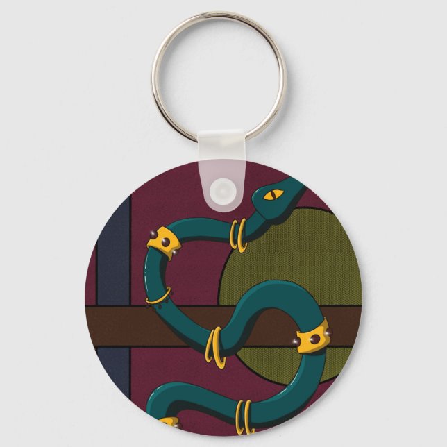 Sticker Carré Snake Nyckelring (Framsida)