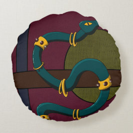 Sticker Carré Snake Rund Kudde