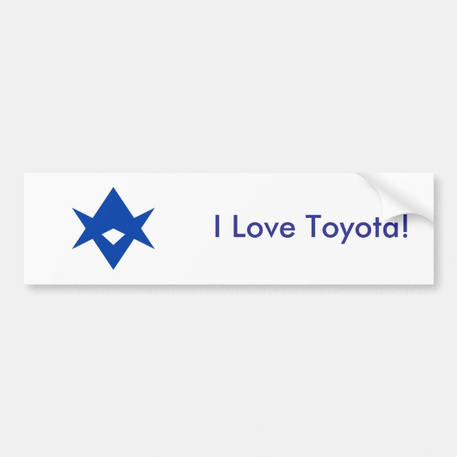 Sticker Flag of Toyota City, Japan Bildekal (Framsidan)