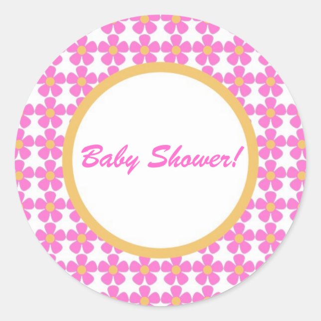 Sticker för babyskårar runt klistermärke (Framsida)