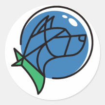 Sticker för kväll-scout