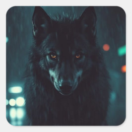 Sticker  fyrkantigt klistermärke