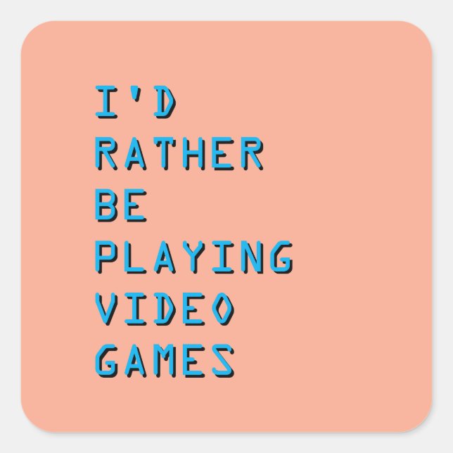 Sticker Fyrkantigt Klistermärke (Framsida)