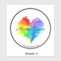 Sticker Heart Round Sticker