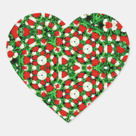 Sticker Hjärtformat Klistermärke