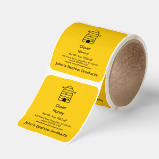 Sticker - Honey Business Fyrkantigt Klistermärke