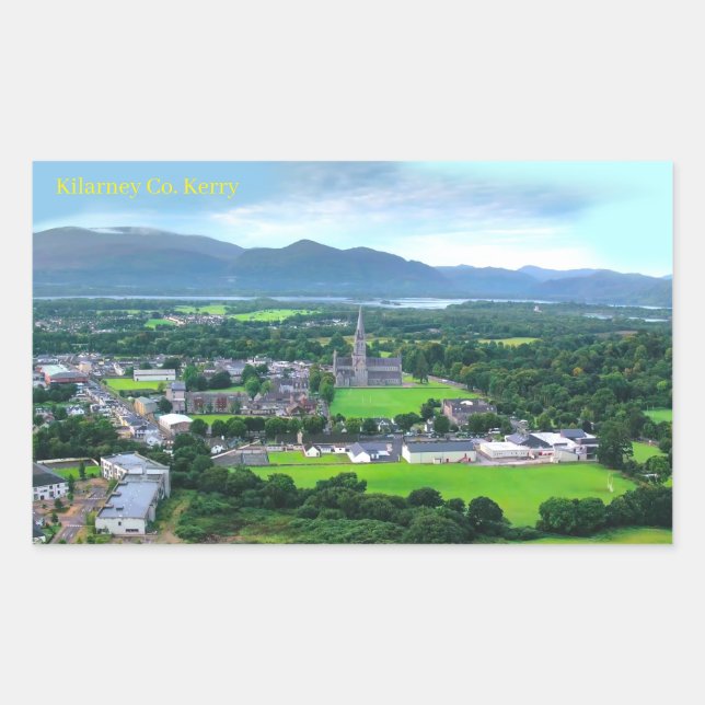 Sticker Ireland Rektangulärt Klistermärke (Framsida)