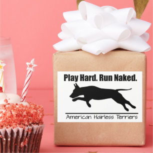 Sticker Lakan Play Hard AHT Rektangulärt Klistermärke