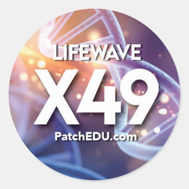 Sticker Lakan Runt Klistermärke (Framsida)