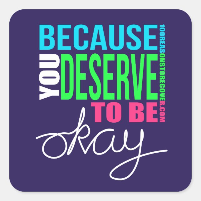 Sticker - liten fyrkantigt klistermärke (Framsida)