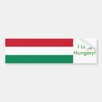 Sticker med Flagga i Ungern