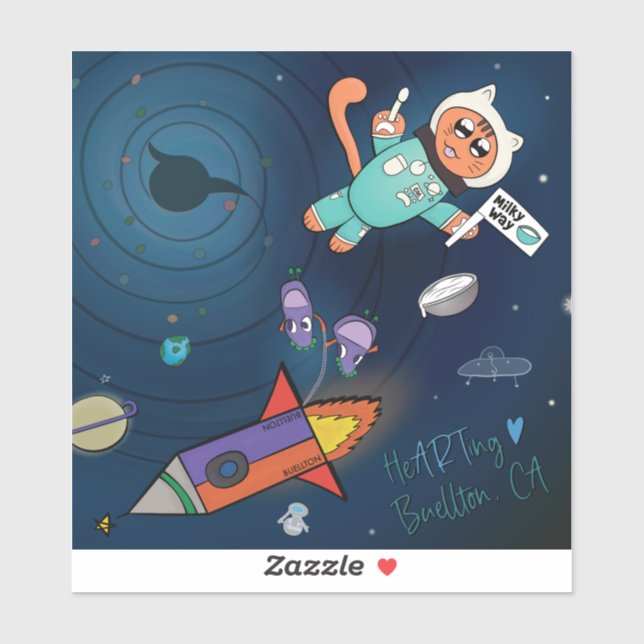 Sticker - Milky Way Klistermärken (Ark)