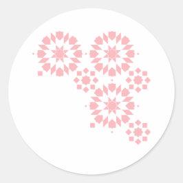 Sticker Moroccan Zelij* Ceramic Runt Klistermärke