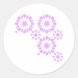 Sticker Moroccan Zelij* Ceramic Runt Klistermärke