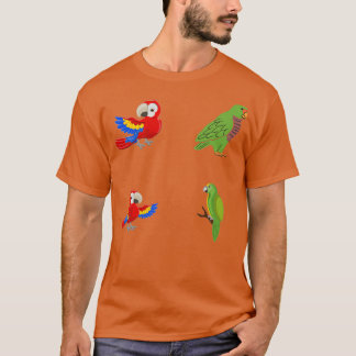 Sticker Pack Parrot 10 T Shirt