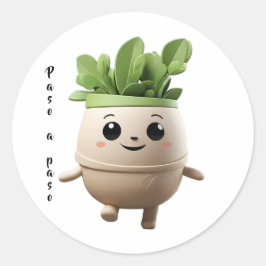 Sticker Pipo Paso a Paso – Constancia Diaria Runt Klistermärke