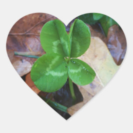 Sticker porte-bohneur hjärtformat klistermärke