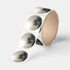 Sticker roll runt klistermärke