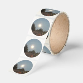 Sticker roll runt klistermärke