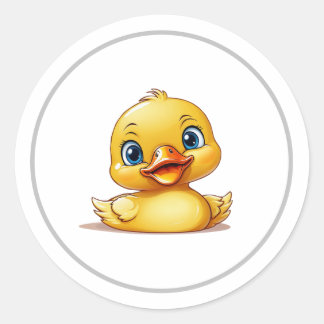Sticker - Rubber Ducky Runt Klistermärke
