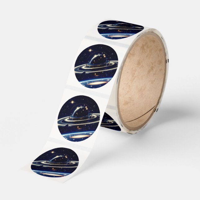 Sticker Runt Klistermärke (Rulle)