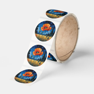 Sticker Runt Klistermärke