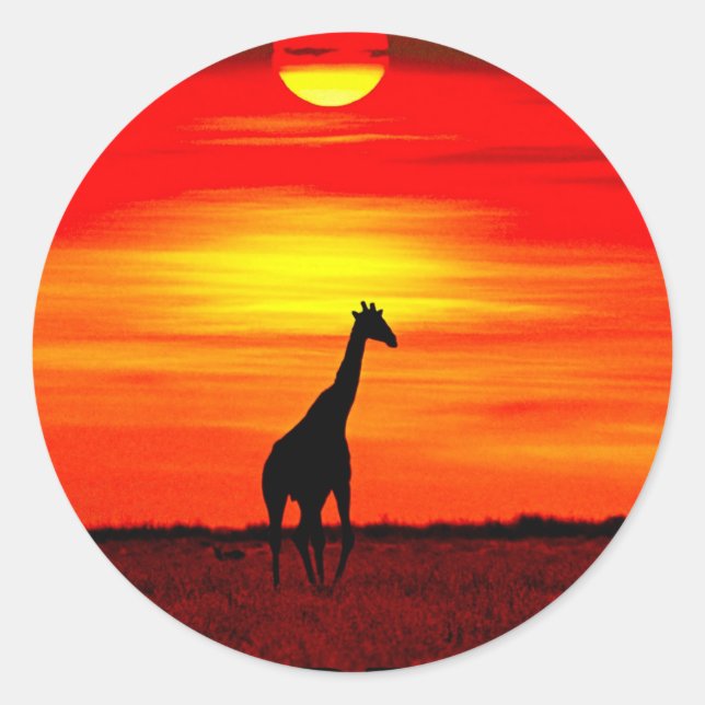 Sticker Runt Klistermärke (Framsida)