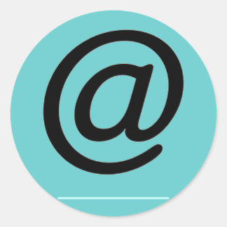 @ Sticker Runt Klistermärke