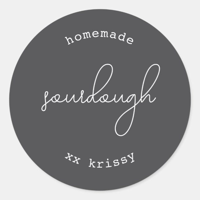 Sticker Runt Klistermärke (Framsida)