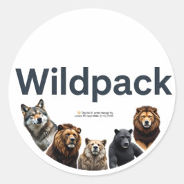 sticker runt klistermärke