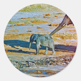 Sticker Runt Klistermärke