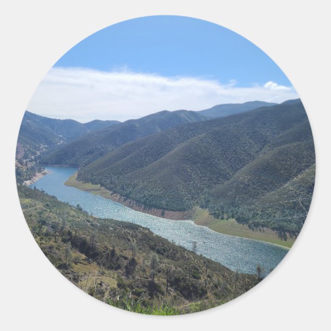 Sticker Runt Klistermärke (Framsida)