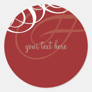 STICKER SEAL: Konstruktör vogue 11 Runt Klistermärke