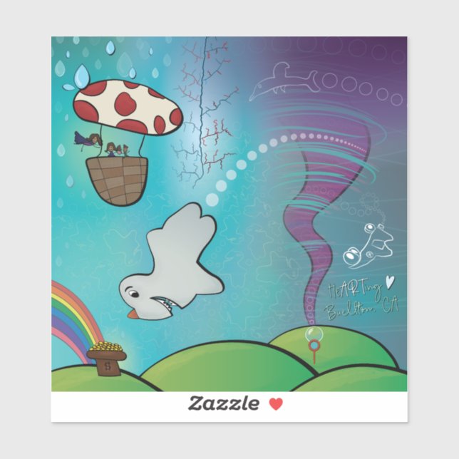 Sticker - Sharknado Klistermärken (Ark)