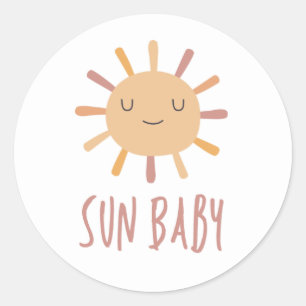 Sticker sol Baby Runt Klistermärke