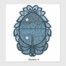 Sticker spegel Sjö Klistermärken