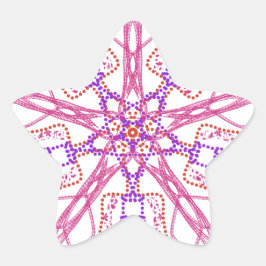 Sticker Stjärnformat Klistermärke