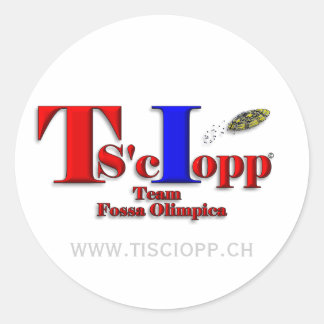 Sticker Team TIS'ciopp Runt Klistermärke
