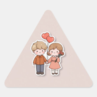 Sticker Triangelformat Klistermärke