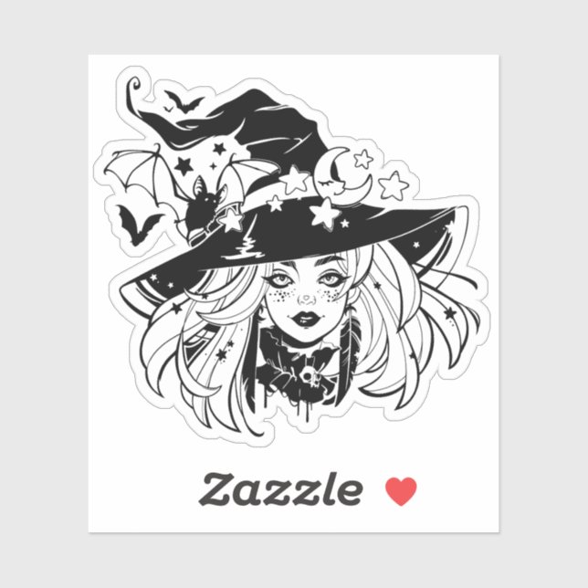 Sticker - "Witch" Klistermärken (Ark)