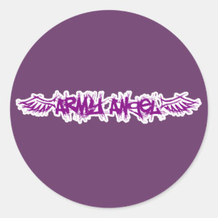 Stickers - Armégel Runt Klistermärke