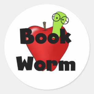 Stickers bok Mask Runt Klistermärke