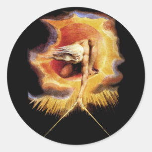 Stickers: Days-årsjubileum - William Blake Runt Klistermärke