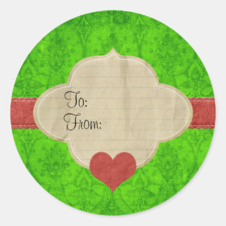 Stickers Édition limitée Noel "from-to" n°3 Runt Klistermärke