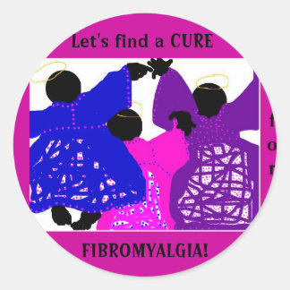 Stickers/Fibromyalgi Runt Klistermärke