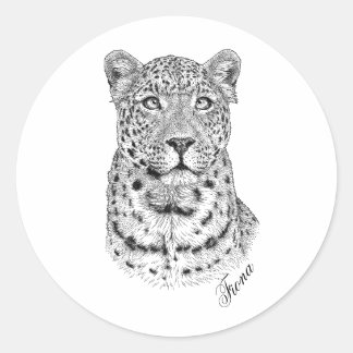 Stickers - Fiona Runt Klistermärke